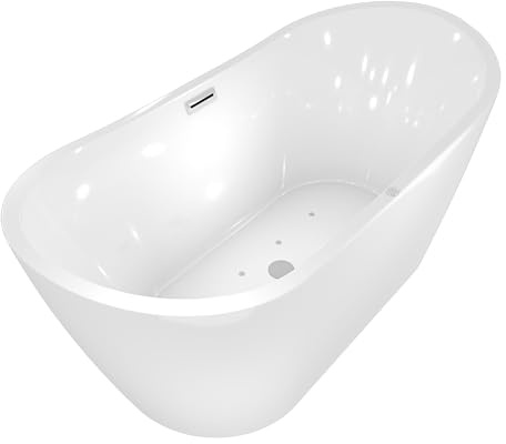 AcquaVapore freistehende Badewanne Wanne F13 180x92cm Whirlpool Luftmassage