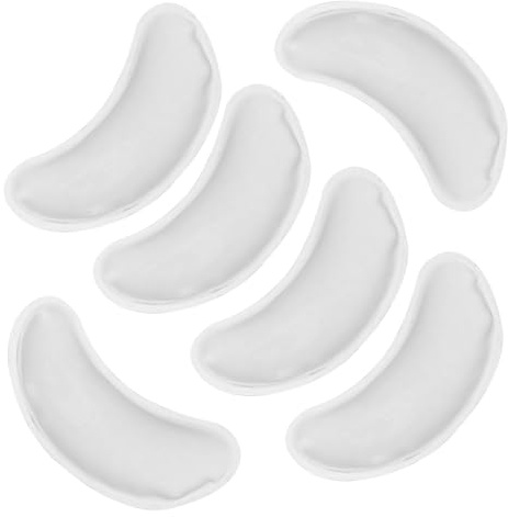 PVC Wiederverwendbare zur Stück 6 Gel aus Augengelpads Kühlung | Unteraugenbereich, Kalt oder Erwärmbar, Zuhause und Unterwegs, Entspannende Pflege, Kompakt