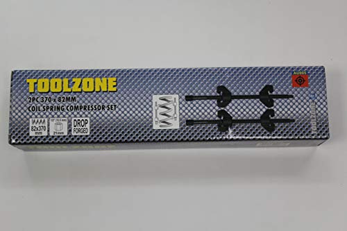 Toolzone Resistente 2 Piezas 370 X 82mm Muelle de Presión Compresor Pinzas Herramienta para Coche Set