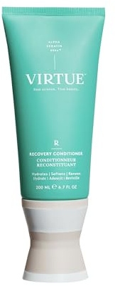 VIRTUE Recovery Conditioner with Keratin Hydrates, Softens, and Renews Damaged Hair, Sulfate Free, Color Safe