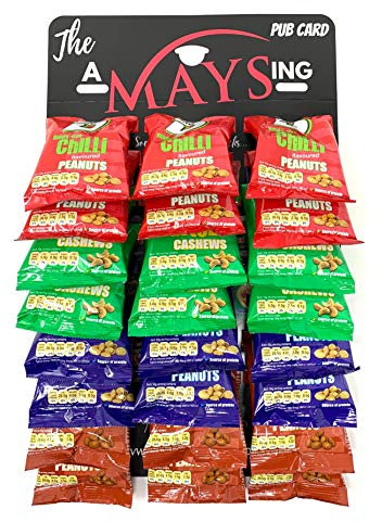 BFS Big D 24 Packs Mixed Nuts 'The Amaysing Pub Card': Salted | Cashews | Dry Roasted | Chilli (1)