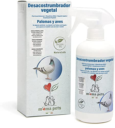 MAMA PETS Disabituante Naturale 500ml per Piccioni e Volatili – Spray Repellente Vegetale Pronto all’Uso per Cornicioni, Tetti e Balconi – Sicuro per Persone e Animali