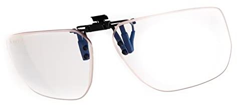 Horus X • Clip-On Clear • Clip pour Lunettes de vue • Anti Lumière Bleue • Filtre Standard Protection Ecrans (Jeux Vidéos Console Ordinateur PC) | Clear