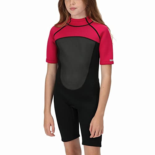 Regatta Junior Shorty Wetsuit Traje de baño Ligero, Flexible y de Secado rápido para niños Adecuado para Actividades de natación y Junto a la Piscina