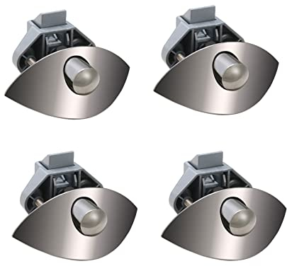 JSNZMTSBD 4pcs Serratura per Camper,Serratura del cassetto della Porta dell'Armadio per mobili per Camper, Serratura dell'Armadio pensile per Yacht- A06-GB Gun Black