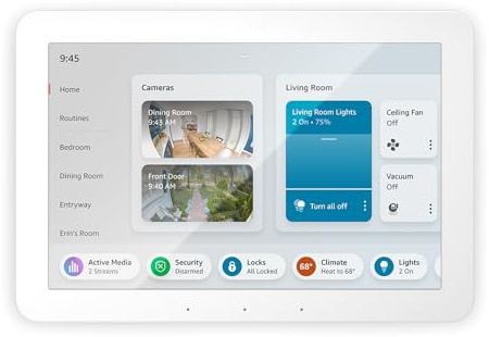 Amazon Echo Hub, 8” smart home control panel, Designed for Alexa+, Compatible with thousands of devices