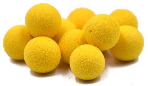 PHECDA PROFLY 30Pcs/Set 12mm Carp Boilies Bait 4 Geruch Floating Karpfen Köder für Hair Rig (A-Gelb-Mais-30Pcs)