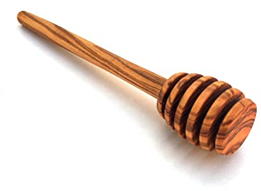 Cuillère à miel 17 cm - En bois d'olivier véritable - Produit naturel de qualité supérieure