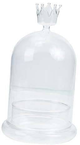 KOMBIUDA Vitrina en Forma de Campana de Cristal para Exhibición de Conservas con Cubierta de Vidrio