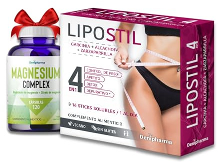 Pack Lipostil + Magnesium Complex - Acción localizada en abdomen caderas y piernas - Bisglicinato Citrato 800mg - Alta biodisponibilidad - Bienestar