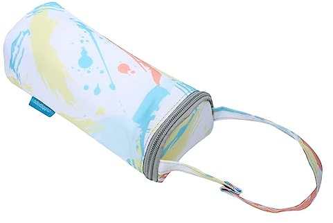 VANZACK Isolierte Flaschentasche Kühltasche für Muttermilch Babyflaschenwärmer mit Aluminiumfolie-Isolierung Platz für Snacks und Getränke aus Polyestermaterial