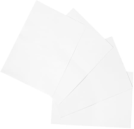Uonlytech 4 Stück Eva Platten aus Schaumstoff für Cosplay Requisiten und Bastelarbeiten Weiße Selbstgemacht Schaumstoffplatten für Handgefertigte Figuren und Kreative Bastelideen