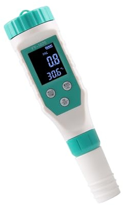 Tragbares Wassertester-Set für Pool-Labor, täglichen Gebrauch, Temperaturmessung, Wasseraquarien, Salzgehalt und mehr Trinkwasser-Test-Set