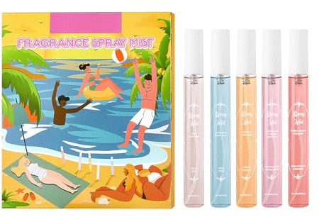 Mini Parfüm Set, Verschiedene Düfte, Lang Anhaltendes und Frisch Fruchtiges Spray für Frauen, Frischer& Milder, Haar& Körper Parfüm, Women's Bodyspray, parfum miniaturen-set