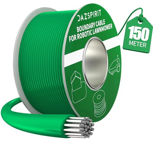 DazSpirit 150M Cavo Perimetrale per Robot Tagliaerba Universale | Accessorio per Cavo Perimetrale per Tagliaerba Elettrico, Compatibile con Gardena Bosch Husqvarna ECC