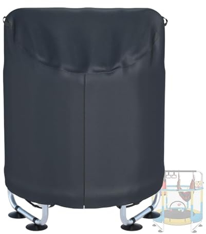 Cubierta de cama elástica para invierno, toldo plegable e impermeable, cubierta de cama de salto, toldo de trampolín, para patio al aire libre, patio, lluvia, sol, nieve, protección de mantenimiento