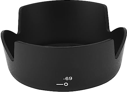 Keenso Paraluce per AF-S DX 18-55mm F/3.5-5.6G VR II - Previene Impronte e Danni, Ideale per la Fotografia All'aperto - Plastica Nera