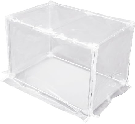 Växthus inomhus, klart 60 x 30 x 30 cm x 30 cm växtskydd, bärbart mini-växthus för trädgårdsarbete inomhus, perfekt för balkongbord, vinterblomskydd och fönsterdisplay