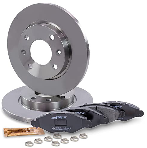 BESTPRICE ATP Bremsenset Vorderachse inkl. Bremsscheiben Voll Ø 247,5 mm + | Kompatibel mit: PEUGEOT 206 Schrägheck, 206 Stufenheck, 206 SW, 206 Van, 206+