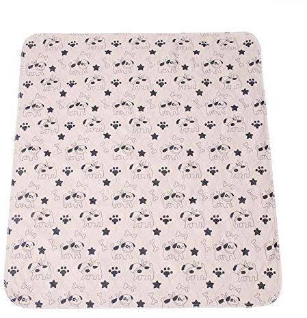 TOPINCN Pet Pee Pad wasserdichte Pup Urin Trainingsmatte Wiederverwendbare Welpen Hunde Katzen Pee Bett Pad Teppich Wiederholbare Matratze 3 Größen(80 * 90cm)