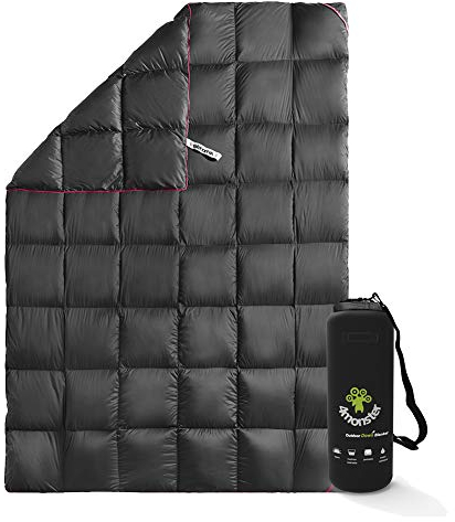4Monster Outdoor Daunendecke Ultraleicht für Camping, Kompakte Reisedecke Bettdecke Warm Weich für Outdoor Indoor Reise Weihnachten