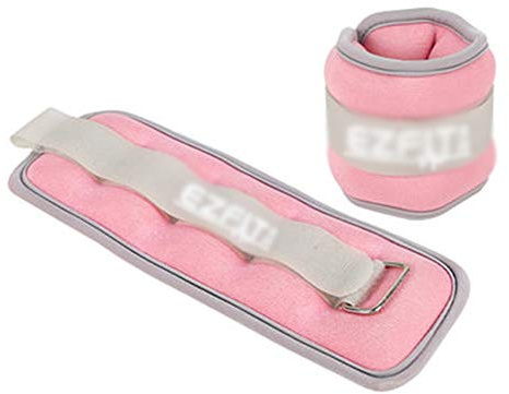 Gewichtsmanschetten, Hand- und Fußgelenkgewichte Gewichte, 0.25kg, 0.5kg, 0.75kg, 1kg, 1.5kg, 3 Farbvarianten, für Kind Gymnastik, Tanzenpink-single0.25kg