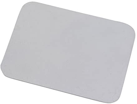 NKlaus piatto alluminio bianco 13,5x10cm piattino portacandele spazzolato - Design 10424