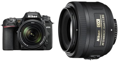 Nikon D7500 - Reflex numérique + AF S DX NIKKOR 18-140 VR + Nikon Objectif AF-S DX 35 mm f/1,8G