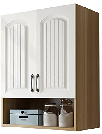 PHSP Wandschrank Mehrschichtschrank Küchenoberschränke Lagerschränke Balkonschränke Badezimmerschränke Schwebende Wandschränke für die Wandmontage