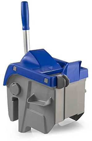 detercenter, Strizzatore a Piastra Boost blu Filmop riduce gli sforzi del 50% pressa e asciuga moci professionali e frange lavapavimenti da 40 cm.