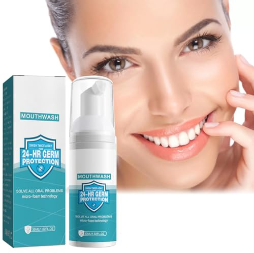 FOCUSUN Teethaid Mouthwash, Fluoride-Free Toothpaste, Oral Care Toothpaste, Teeth Whitening Booster, Teeth Whitening, Frischer Atem
