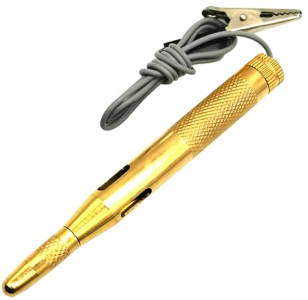 CGEAMDY Auto-Spannungsprüfer Stift Werkzeug, Auto-Stromkreis-Tester, Auto Spannungsprüfer Werkzeug Für Niederspannungssysteme, Sicherung, Schalter, Drähte (Grau)