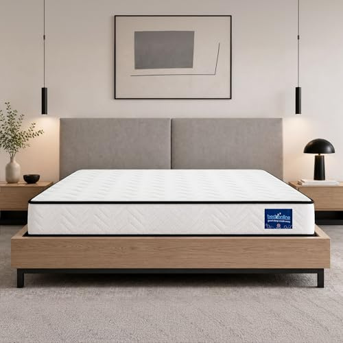 BEDZONLINE Pocket Sprung Mattress - UK Small Double | 190 x 120 x 20 cm | Thick Medium Firmness Sleep Support | Breathable, Motion Isolation & Pressure Relief | Cooling & Hypoallergenic