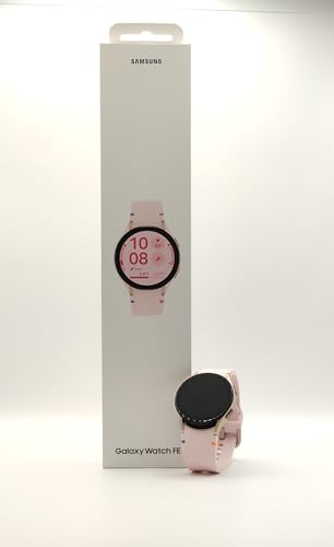 Samsung Galaxy Watch FE, Smartwatch mit Gesundheitsfunktionen, Fitness Tracker, Bluetooth, 40mm, Pink Gold, Inkl. 36 Monate Herstellergarantie (Deutsche Version)