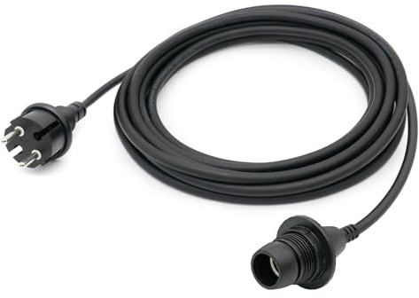 FIRMERST Wasserdichte Lampenfassung E14 mit Kabel Outdoor 4,5m