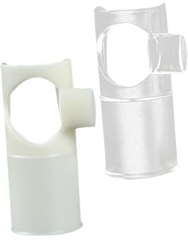 Flötenkopf Ersatzteile C/d Ton 2 Stück für Anfänger Nylon | Einfach zu Montieren, Robust gegen Verformung, Präzise Tonlage, Bessere Abdichtung für Unterricht und Ersatzbedarf