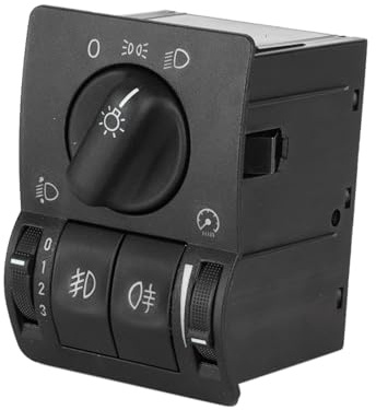 Headlight Switch Control Sensor Compatible With Vauxhall For Zafira 1999 2000 2001 2002 2003 2004 2005 Car Headlight Fog Lamp Main Light Switch Control 6240097