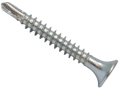 Forgefix Drywall Screw Phillips Bugle Head FT ZP 3.5 x 38mm Box 1000, zinc plated finish for increased durability. The screws come complete with a Phillips No.2 insert bit.