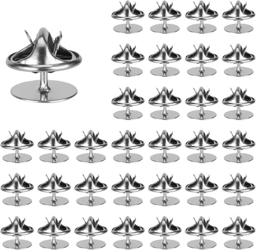 50 Stück Metall-Verschlussstift Rückseiten Mit Transparentem Behälterp in verschluss Schmetterling Pin Verschluss Tie Tack Pin Backs mit Blank Pins Stiftkappe anstecknadel Für DIY Schmuckherstellung U