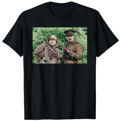 Rowan Atkinson & Tony Robinson Blackadder Goes Forth Photo T-Shirt