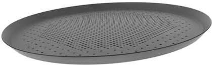 FUNNETOYU Aluminium Alloy Pizza Pan Round Nonstick Pizza Tray for Baking Reusable for Oven Use