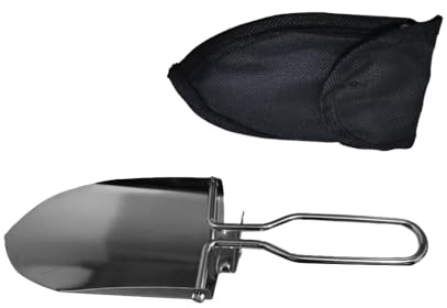 KIXZSAZ Pala Pieghevole Survive Piante Scavando Campeggio All'aperto Multifunzione Sopravvivenza Vanga Estrattore Ergonomico Gita in Giardino