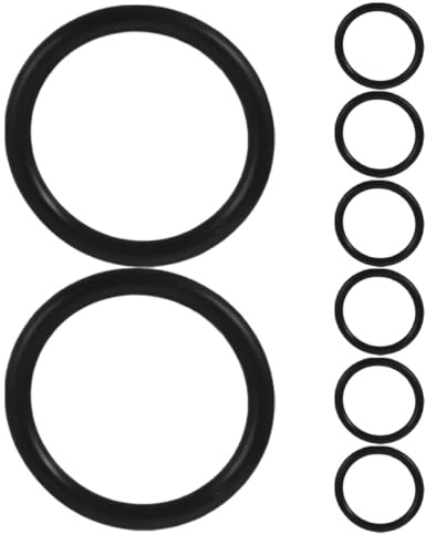 ibasenice 8pcs Quick Release Rubber O-ring Bands for Automotive Bumper Retainers, Car Body Fasteners Replacement Kit for Easy Bumper Modification and Secure Fit
