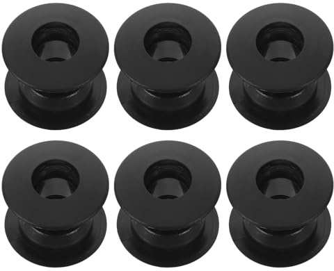 Parliky Set 6 Cuscinetti per Biliardino Boccole Esterne e Barre Filettate, Accessori per Calcio Balilla 30 Mm, Parti di Ricambio Leggere e Facili da Installare per Tavoli da Gioco