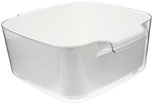 HOMOCONO Cestello Doppio Scolapasta per Cucina in Plastica Sicura, Colino per Lavare Frutta e Verdura, Contenitore da Cucina Pratico per Uso Domestico e Campeggio, Cestino di Scarico