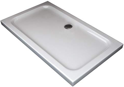 Piatto Doccia 80x120x5 cm Rettangolare Abs mod. Selene