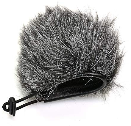 Ruittos Deadcat Wind Shield, Microphone Furry Windscreen Muff Pop Filter Cover Compatible with Zoom H1N & H1 Handy Portable Recorder, Outdoor Videography Vlog Film, Sports Camera,