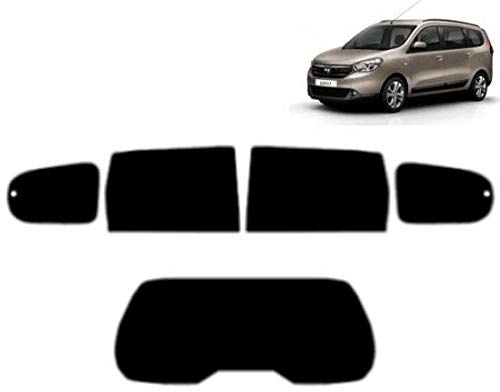 Passgenaue Tönungsfolie für-Dacia Lodgy 5-Türen 2012-... Heck/Seitenscheiben (05% Tiefschwarz)