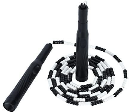 ARTOCT Springseil, weiches Perlen-Springseil, verwicklungsfreies segmentiertes weiches Perlen-Springseil, längenverstellbares Fitness-Springseil Kinder und Erwachsene