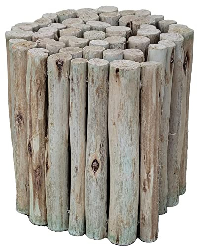 Backyard X-Scapes Natürliches Eukalyptusholz, massives Holz, für Garteneinfassung, Landschaftsgestaltung, Rasen, 182,9 cm L x 30,5 cm H x 3,2 cm T